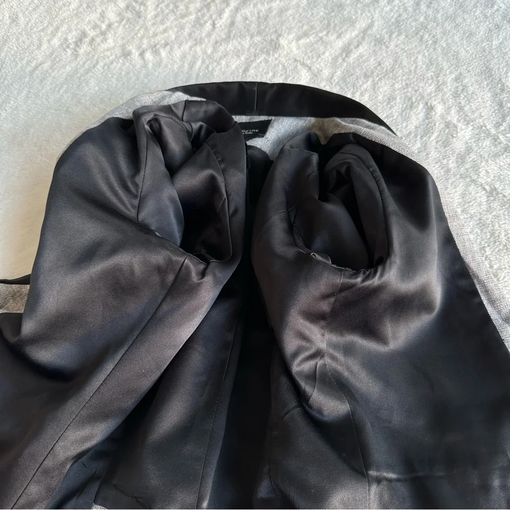 Smythe Gray Blazer with Black Lapel - Picture 9 of 11